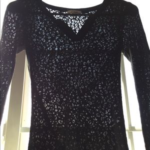 (2 for $25!) Cheetah Print Lace Dress Top